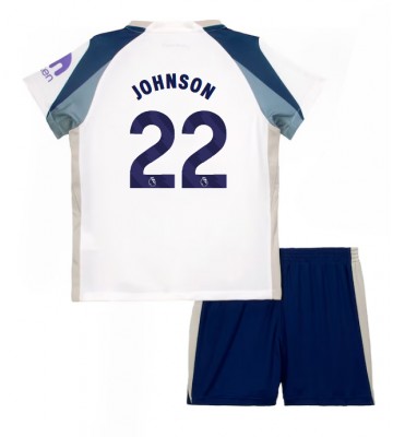 Tottenham Hotspur Brennan Johnson #22 Replik Heimtrikot Kinder 2025-26 Kurzarm (+ Kurze Hosen)